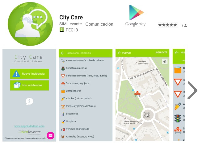 City Care, la nueva aplicación de SIM Levante