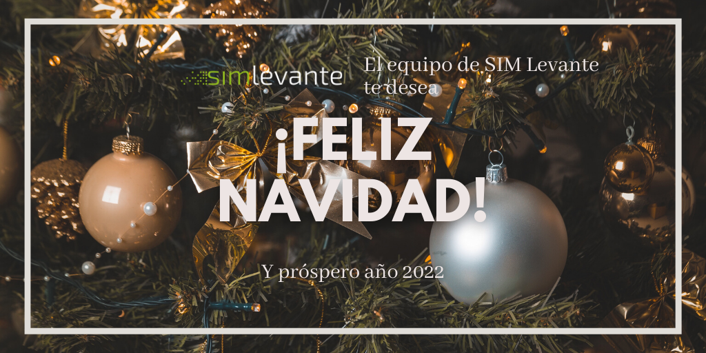 SIM Levante te desea una feliz Navidad y un próspero año 2022